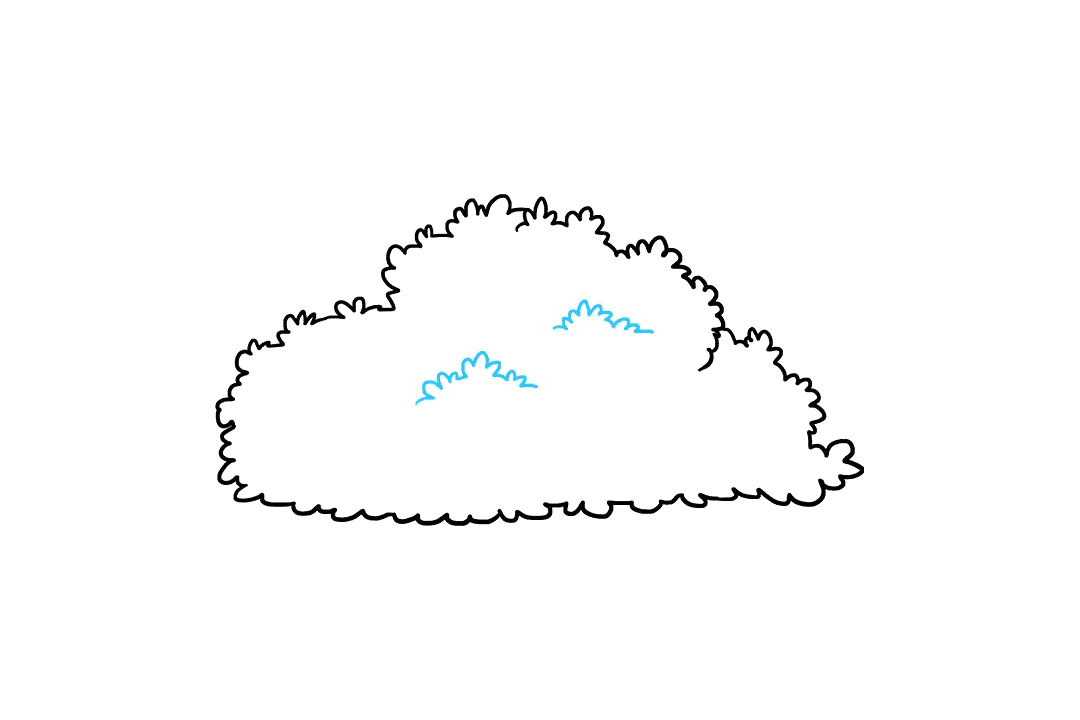 灌木丛简笔画怎么画-图5