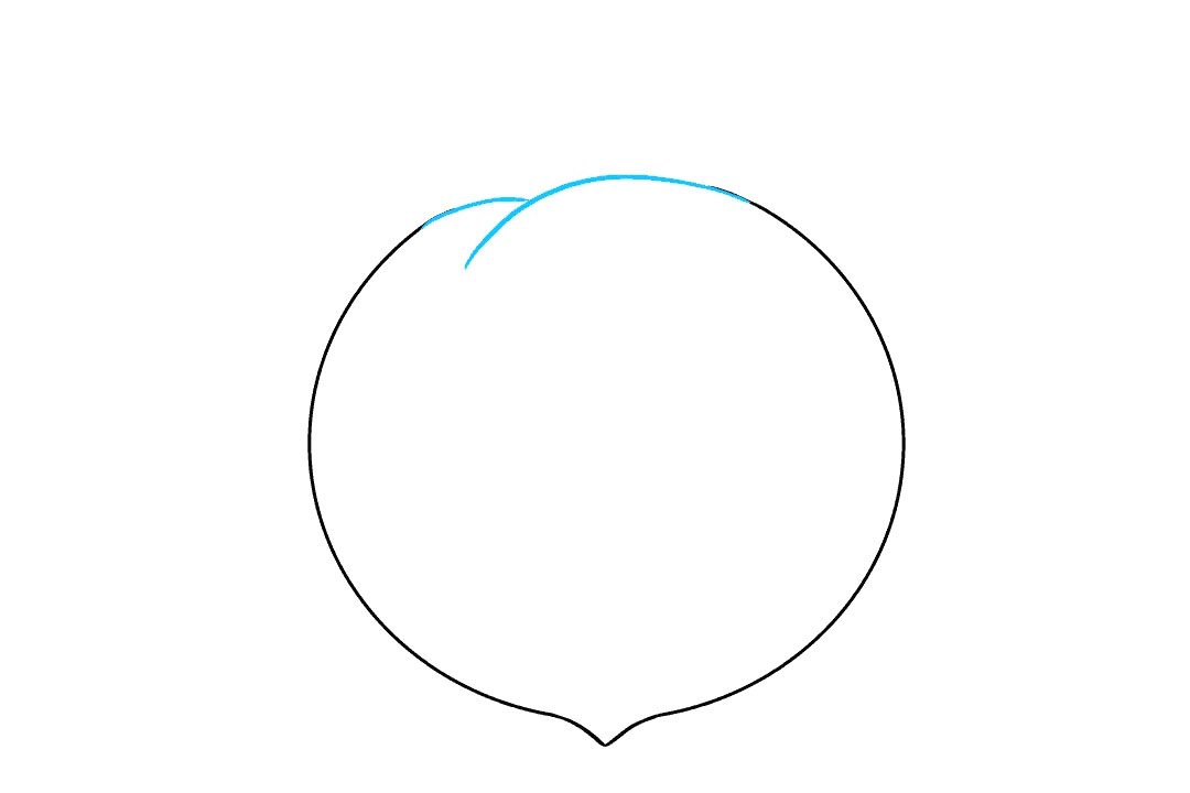 如何画桃子简笔画-图3
