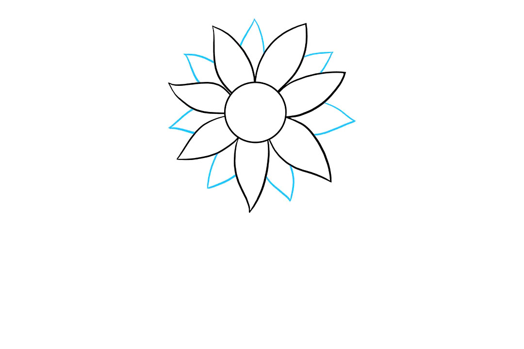 向日葵怎么画-图3