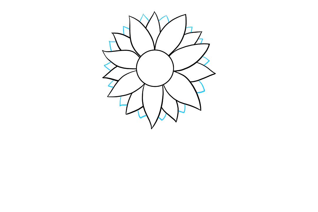 向日葵怎么画-图4