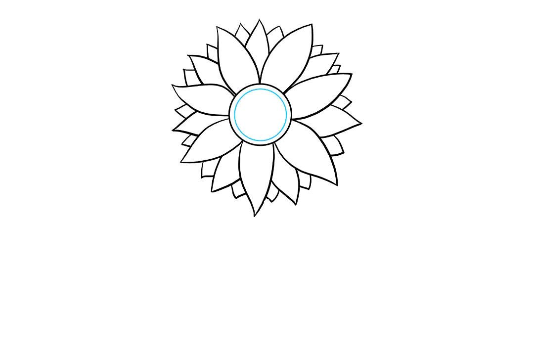 向日葵怎么画-图5