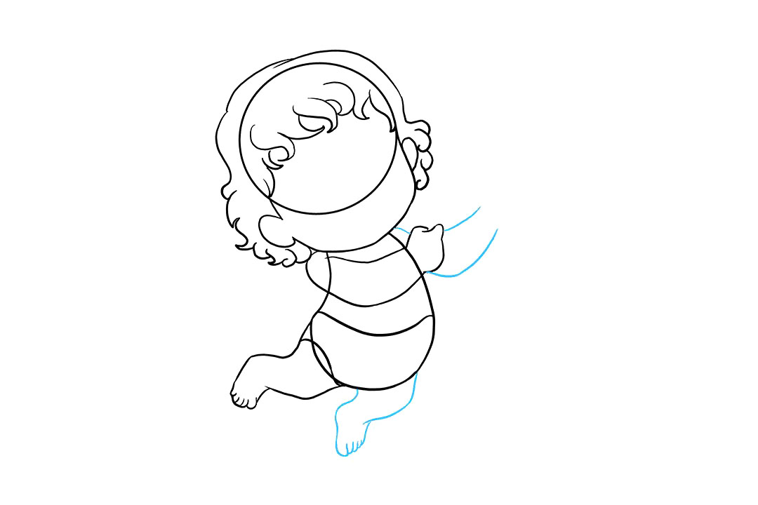 卡通丘比特怎么画-图6