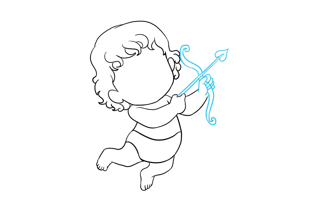 卡通丘比特怎么画-图8