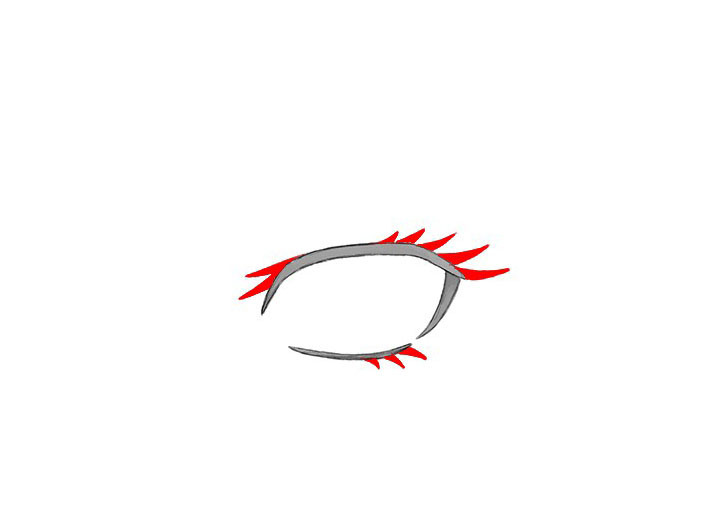 动漫人物眼睛画法步骤教程-图3