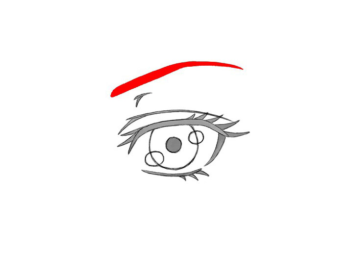 动漫人物眼睛画法步骤教程-图8
