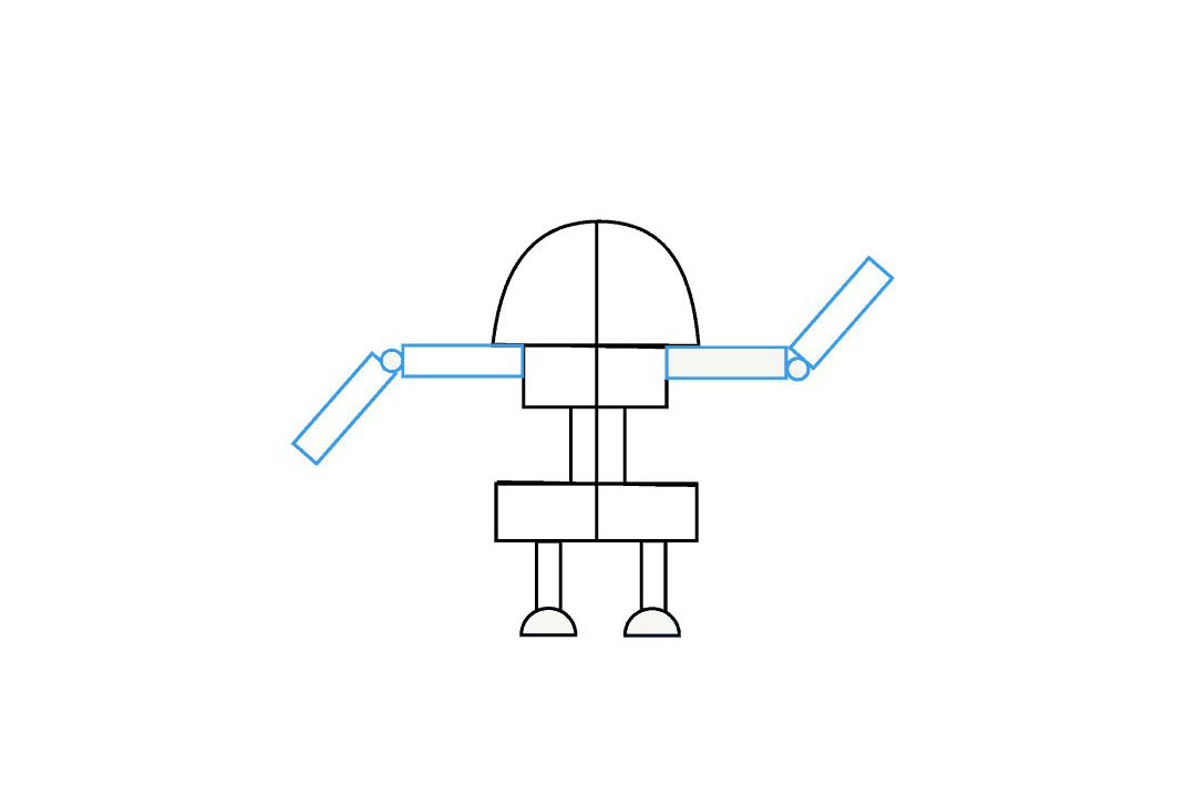 如何画机器人简笔画-图6