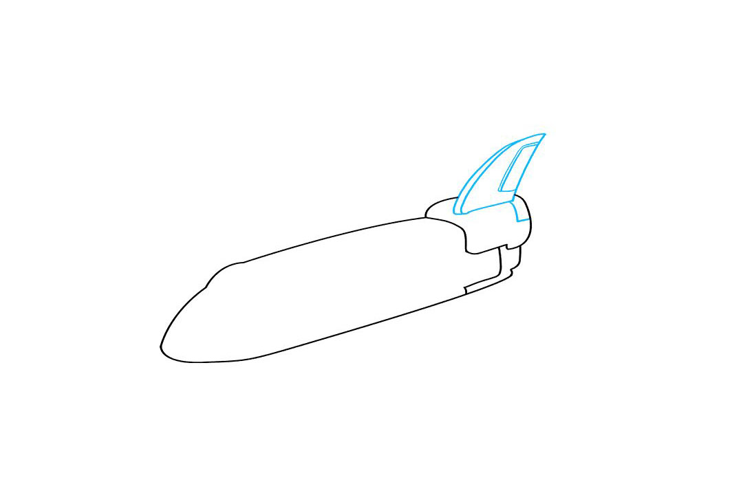 航天飞机的画法-图6