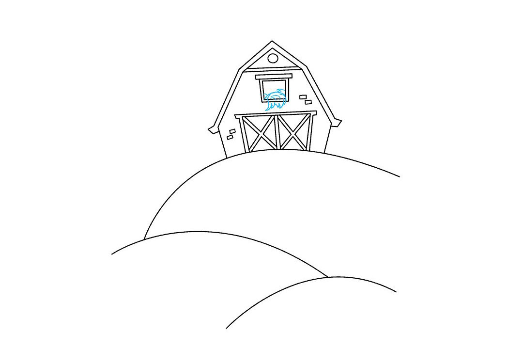 如何画农场简笔画-图5