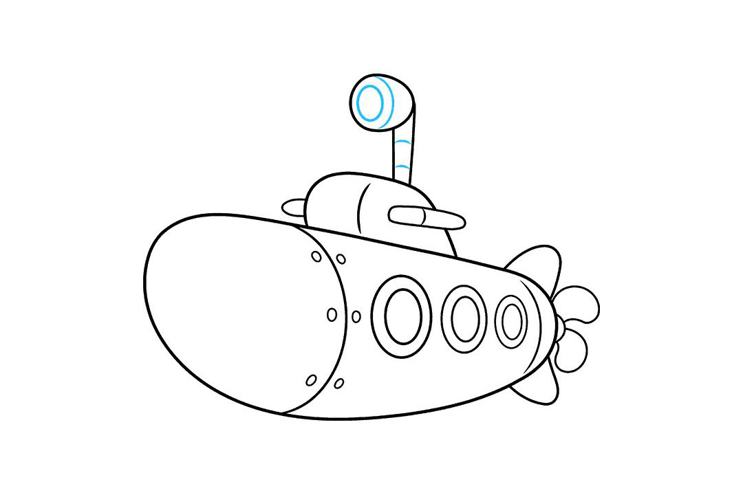 潜水艇怎么画-图9