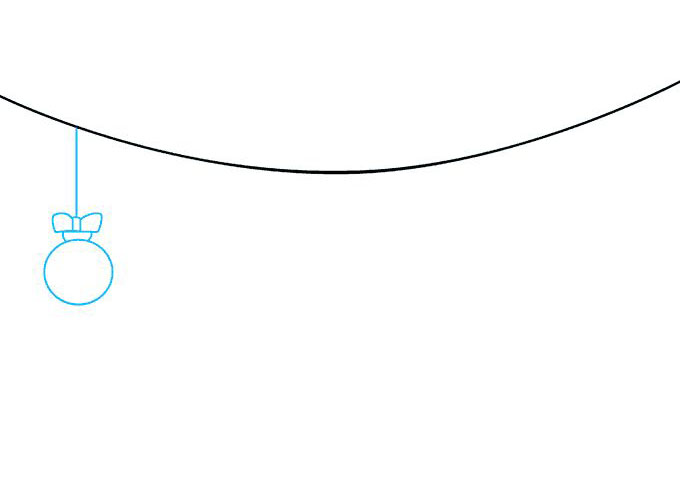 如何画圣诞节饰品简笔画-图2