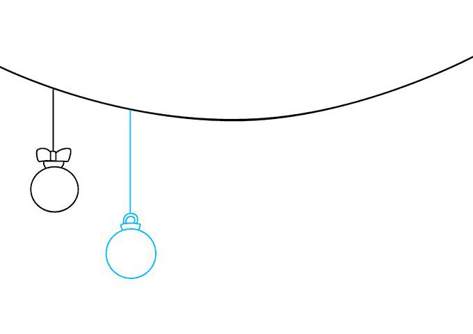 如何画圣诞节饰品简笔画-图3