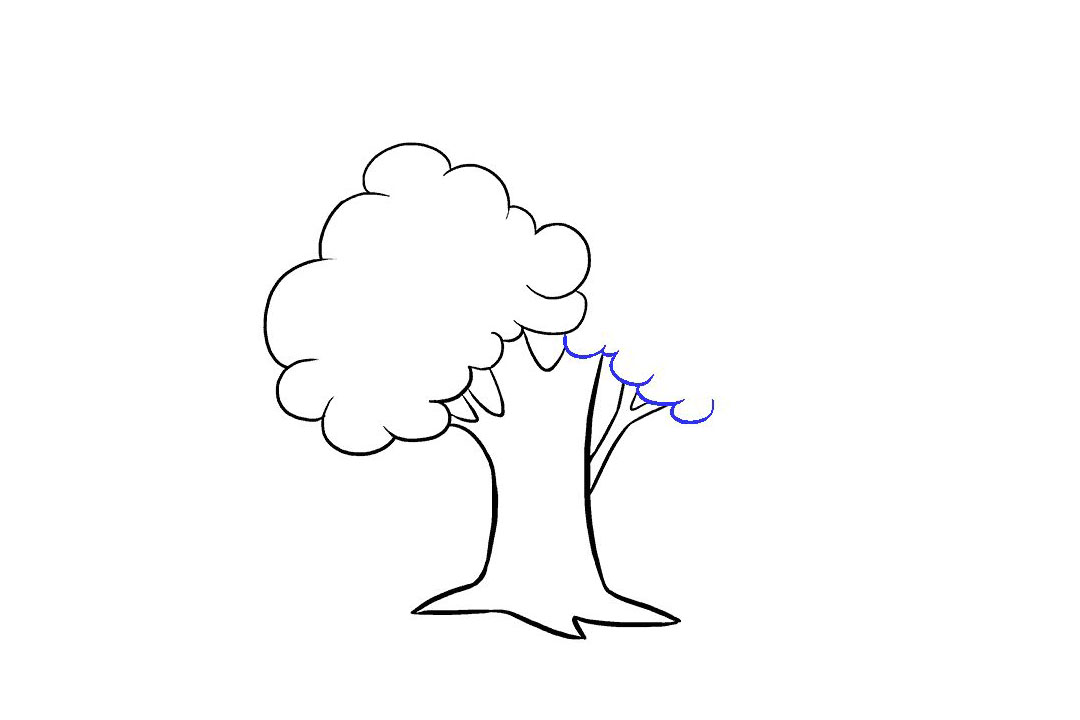 卡通大树的画法详细步骤-图8