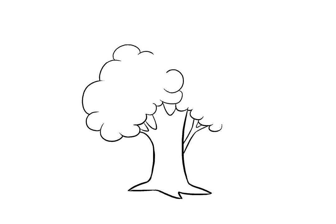 卡通大树的画法详细步骤-图9