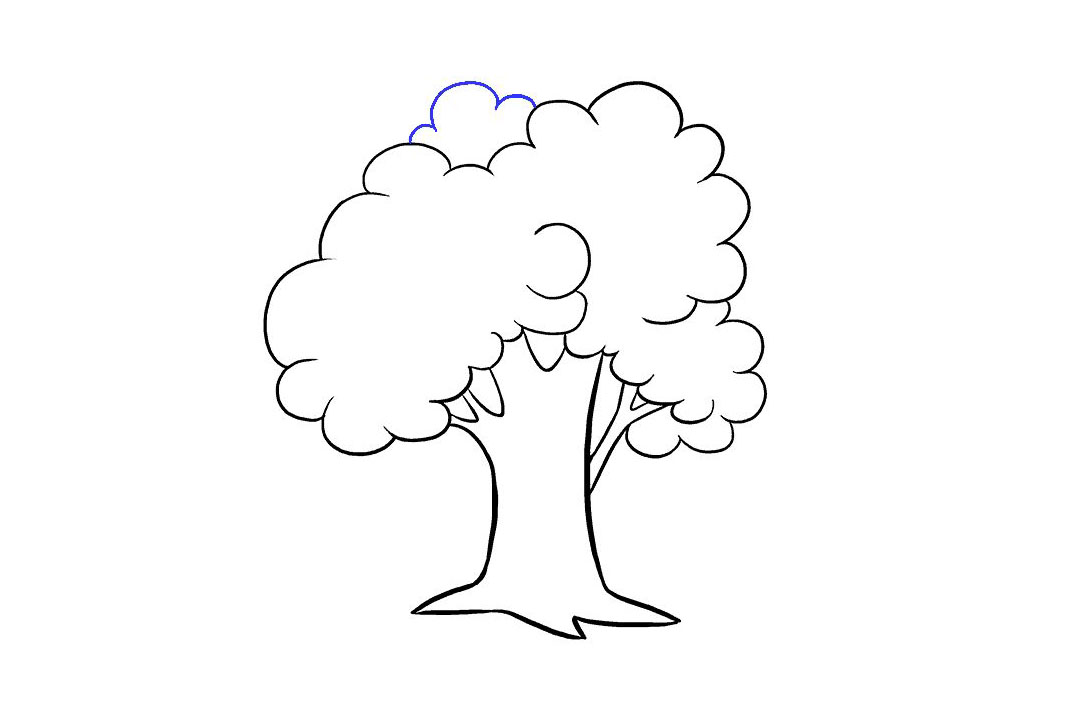 卡通大树的画法详细步骤-图13