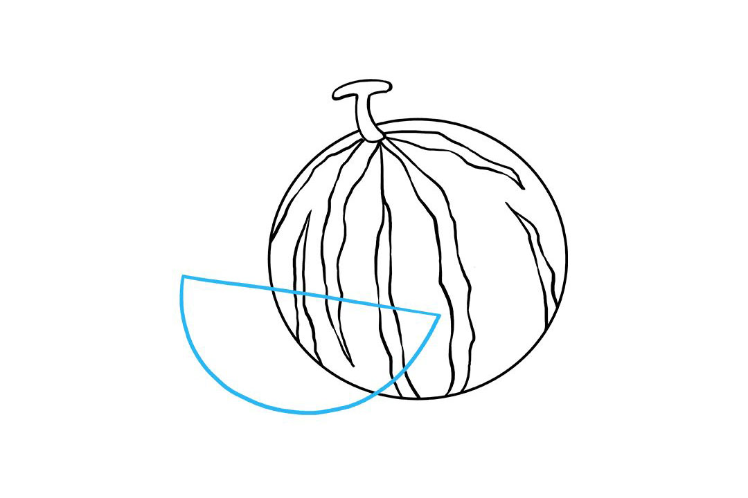 西瓜怎么画-图6
