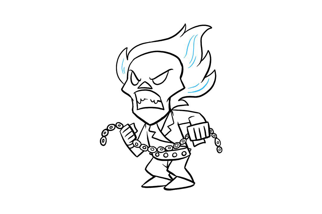 如何画恶灵骑士漫画-图9