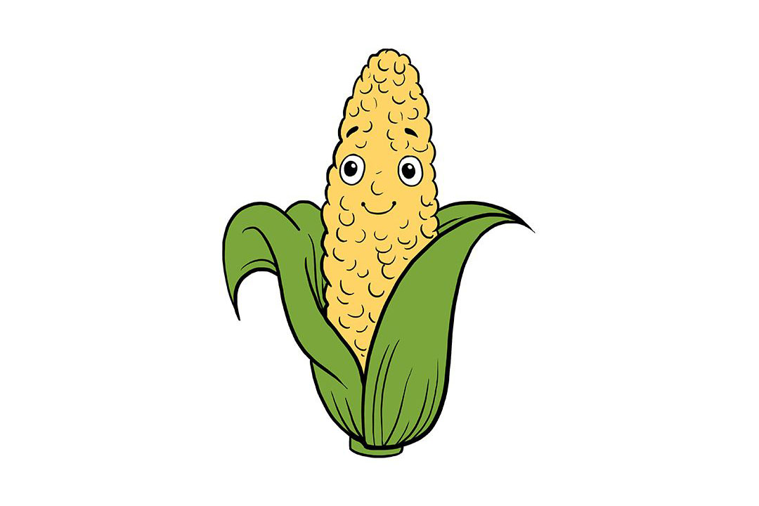 玉米怎么画