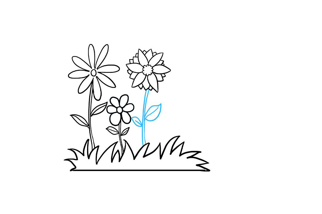 春天蜜蜂采蜜怎么画-图7