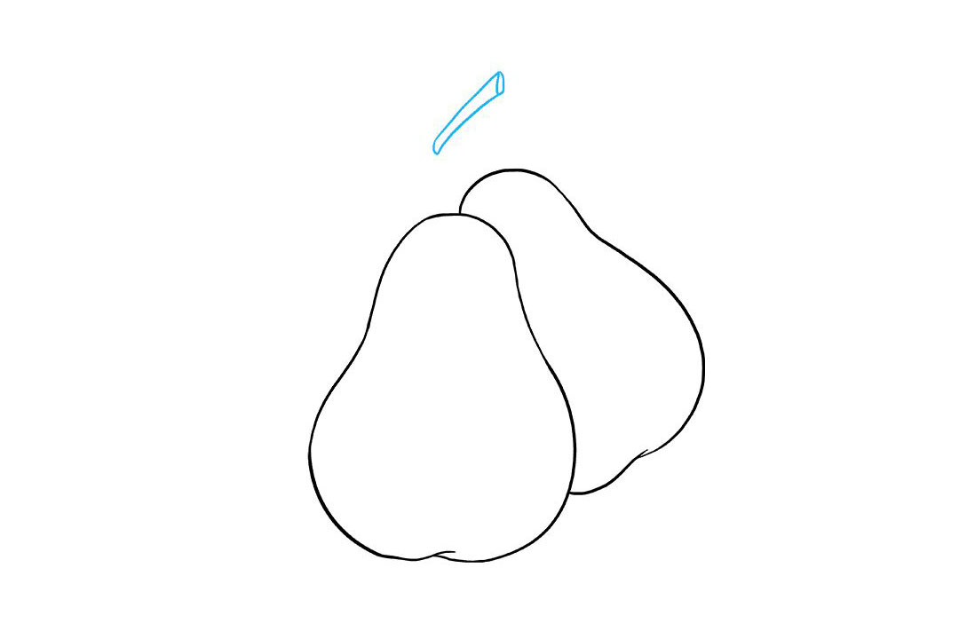 简笔画梨的画法-图5