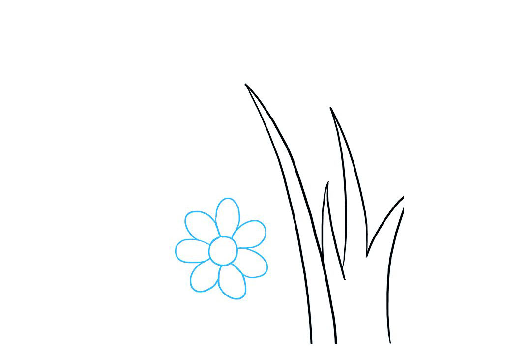 路边的野花怎么画-图2