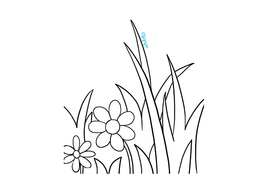 路边的野花怎么画-图7