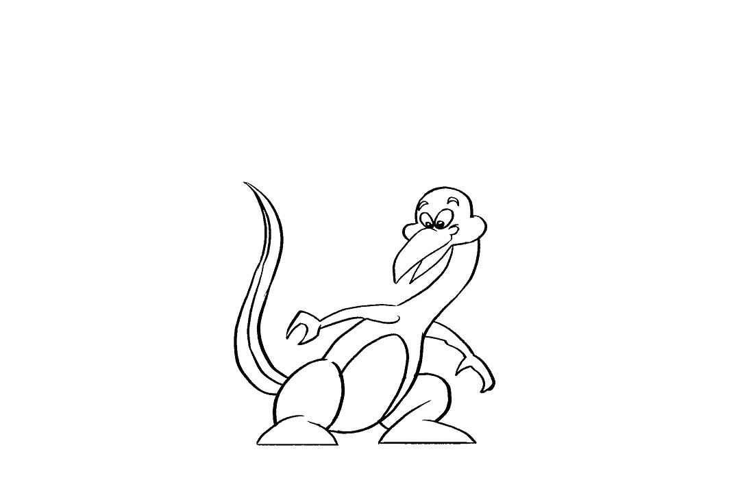 如何画卡通喷火龙简笔画-图15