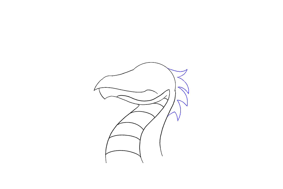 如何画龙首简笔画-图11