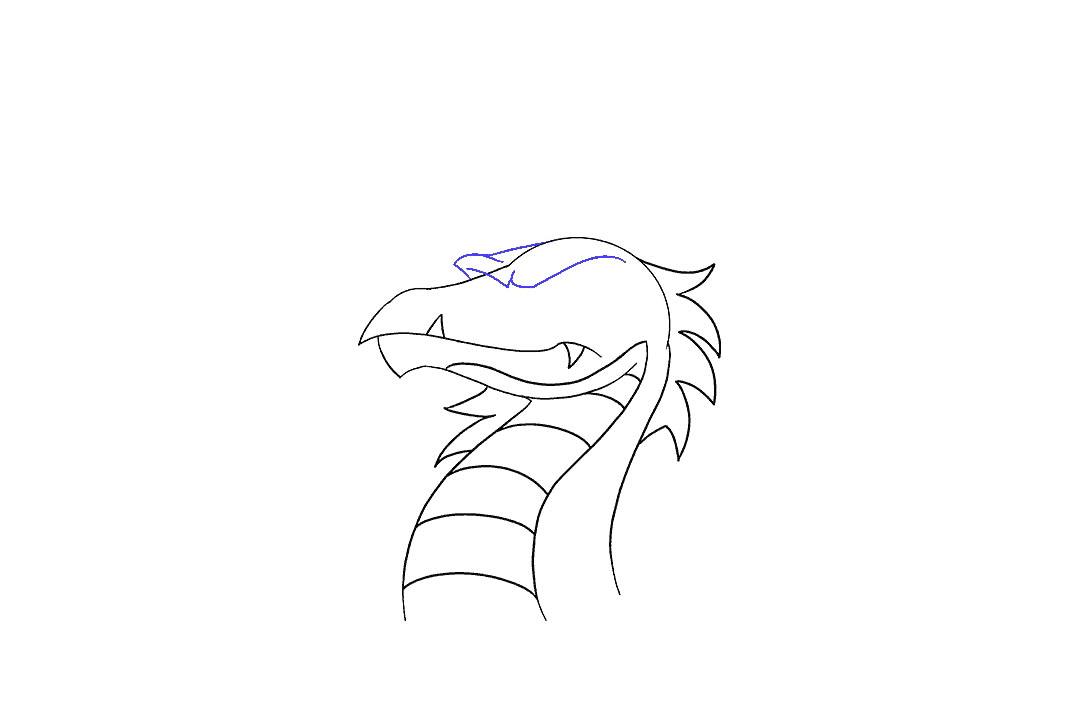 如何画龙首简笔画-图15
