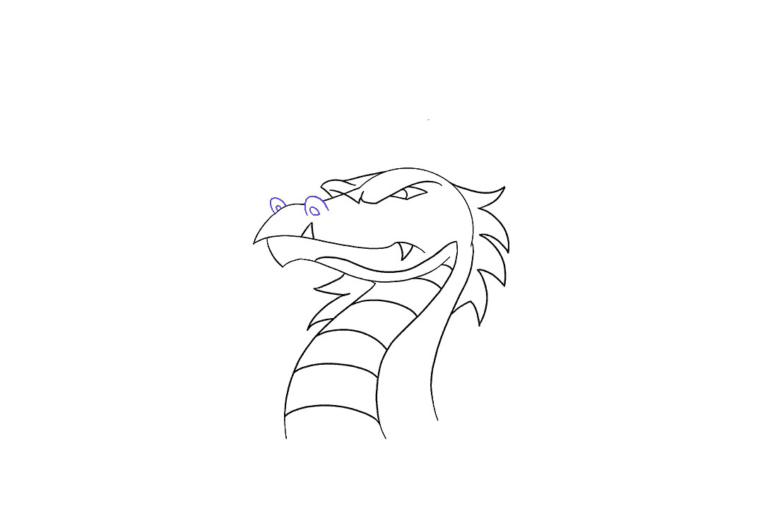 如何画龙首简笔画-图17
