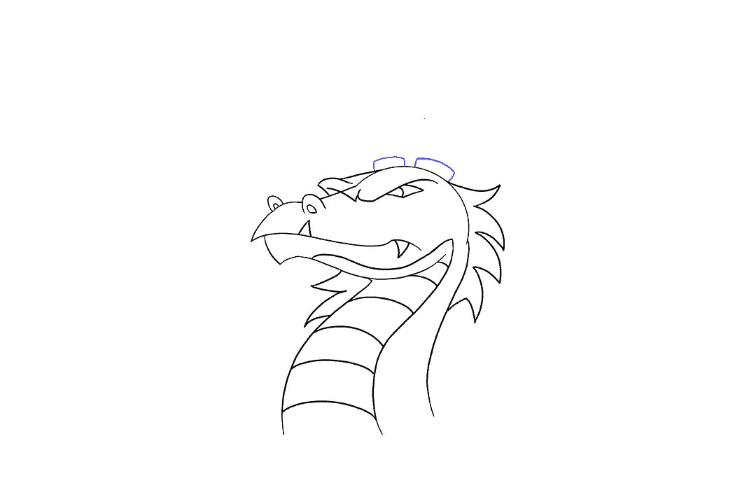 如何画龙首简笔画-图18