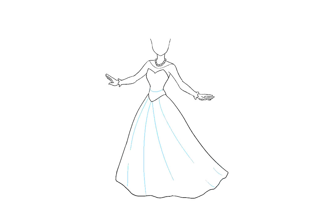 怎么画动漫人物-漂亮的公主-图11