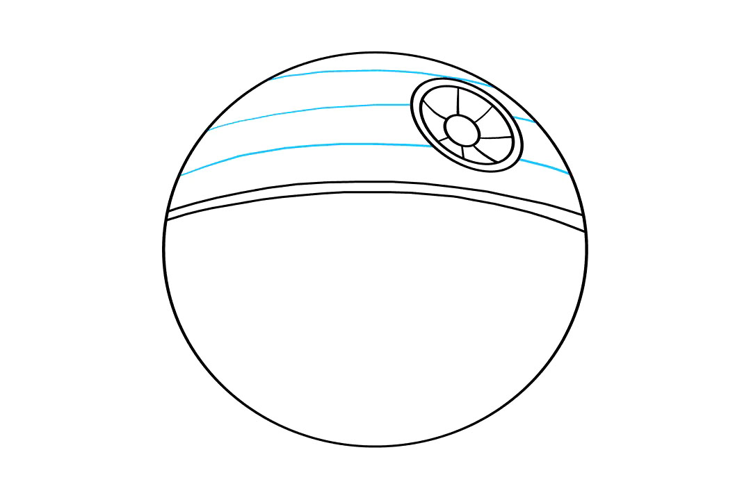 星球大战中的死星怎么画-图5