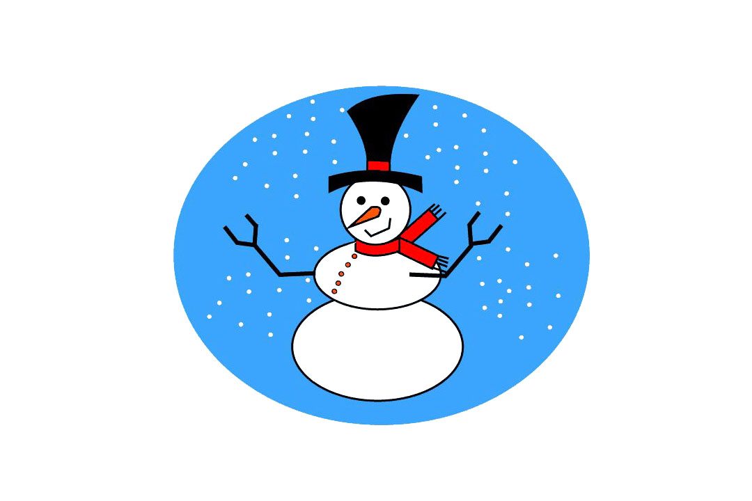 如何画雪人简笔画