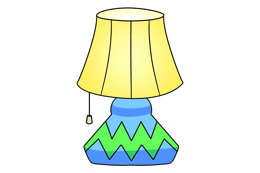 台灯怎么画