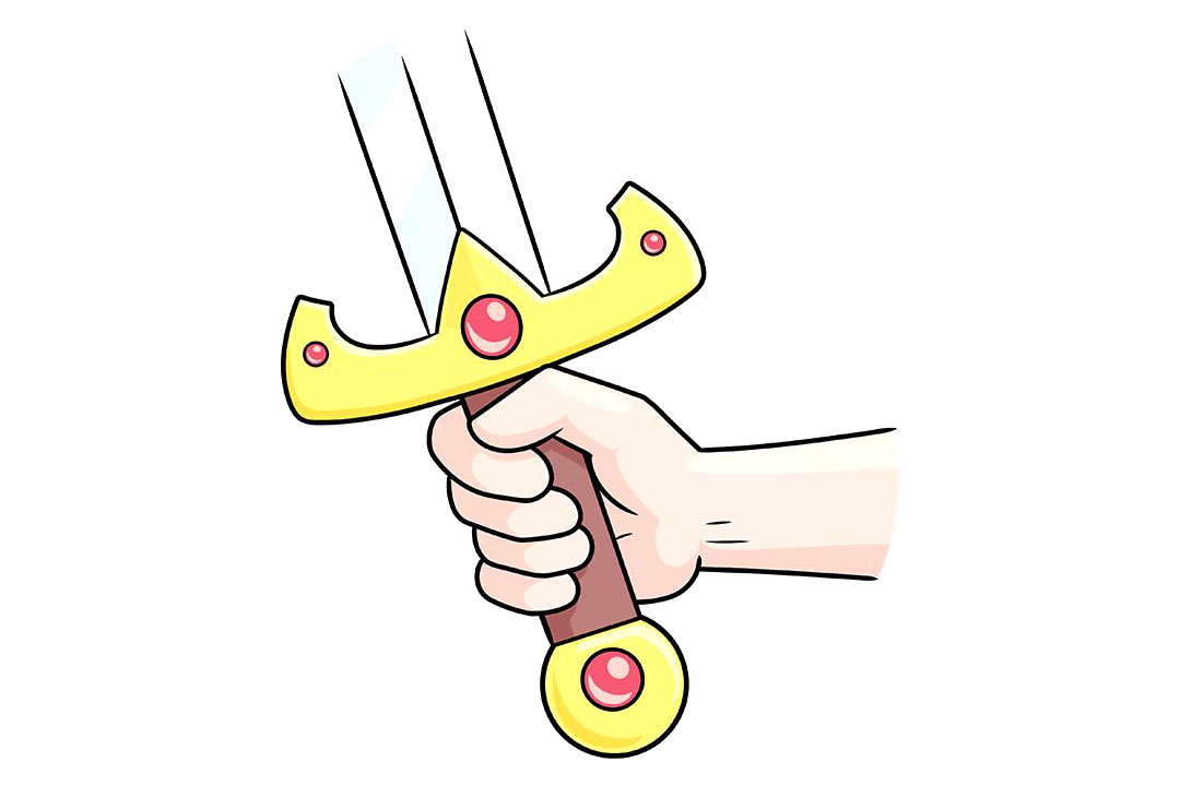 持剑的手怎么画