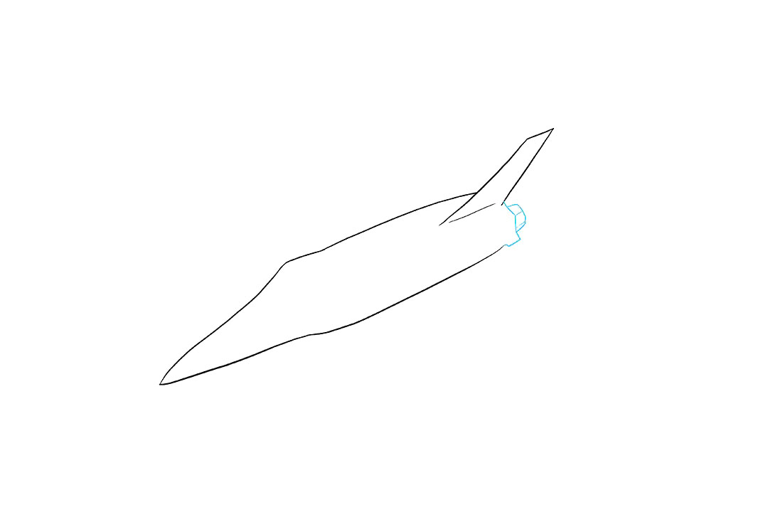 喷气式飞机怎么画-图4