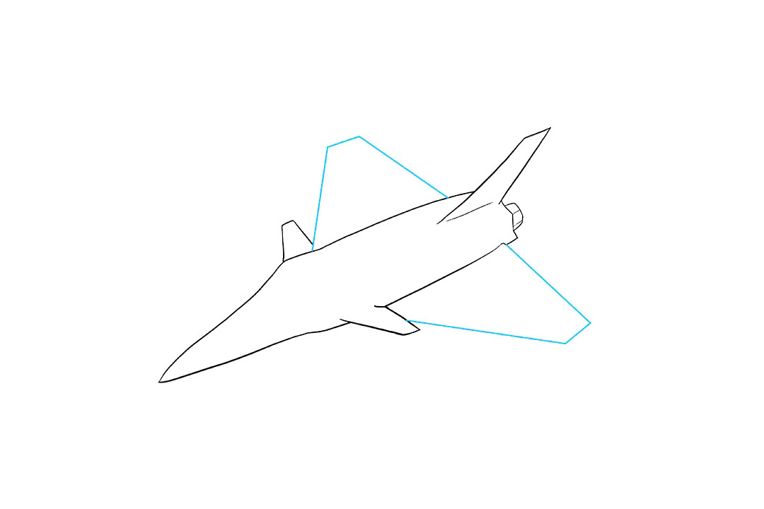 喷气式飞机怎么画-图6