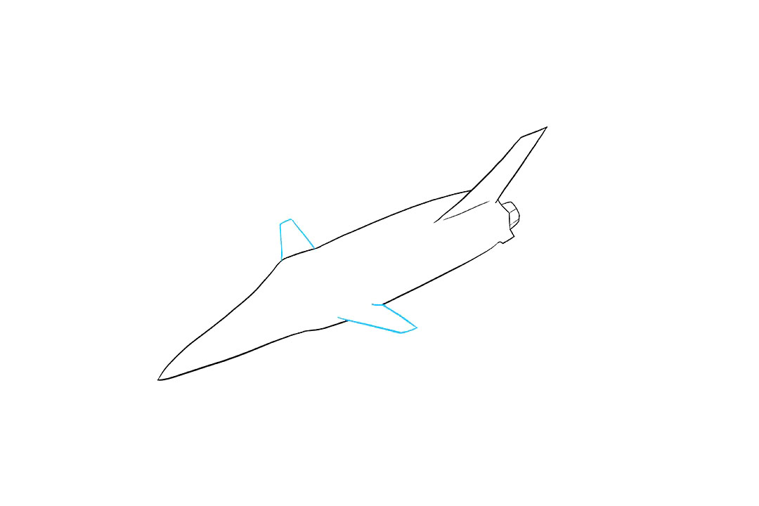 喷气式飞机怎么画-图5