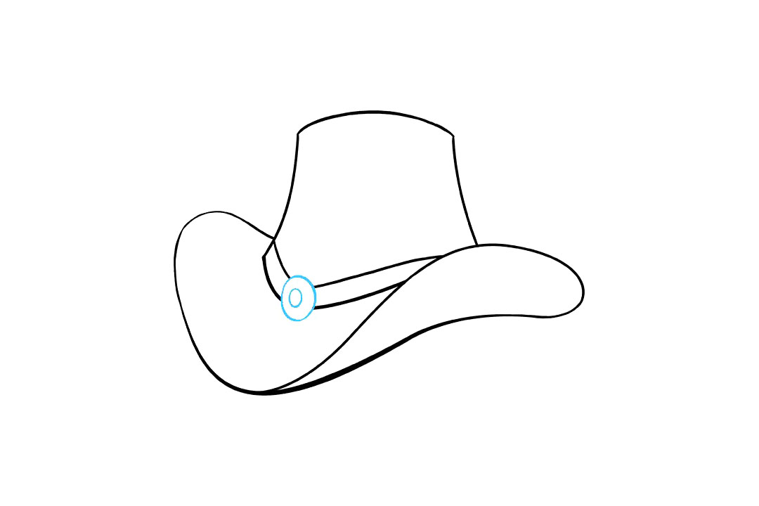 如何画牛仔帽简笔画-图8