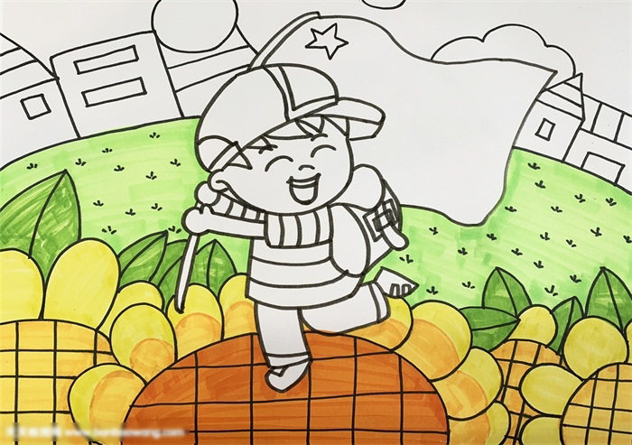 我和我的祖国绘画怎么画-图4