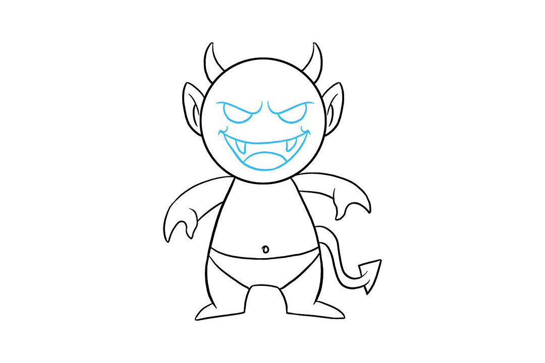 卡通恶魔怎么画-图9
