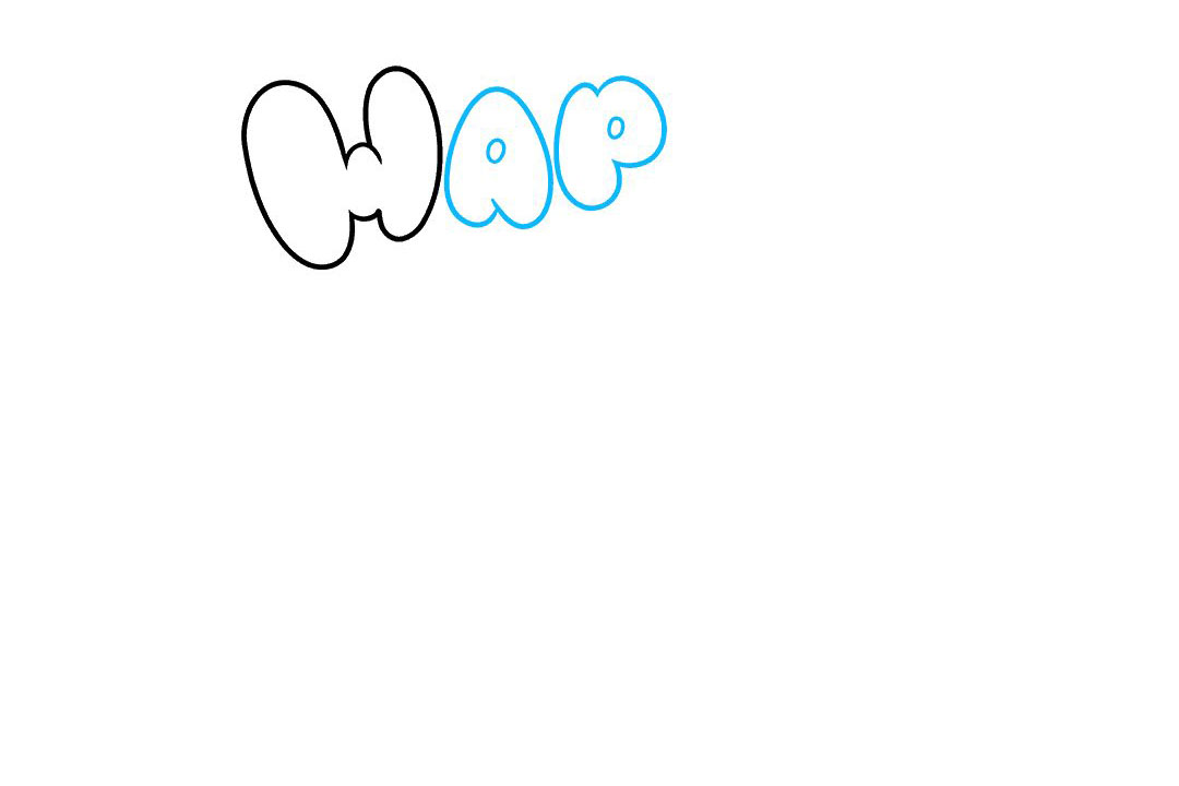 happy birthday艺术字怎么画-图2