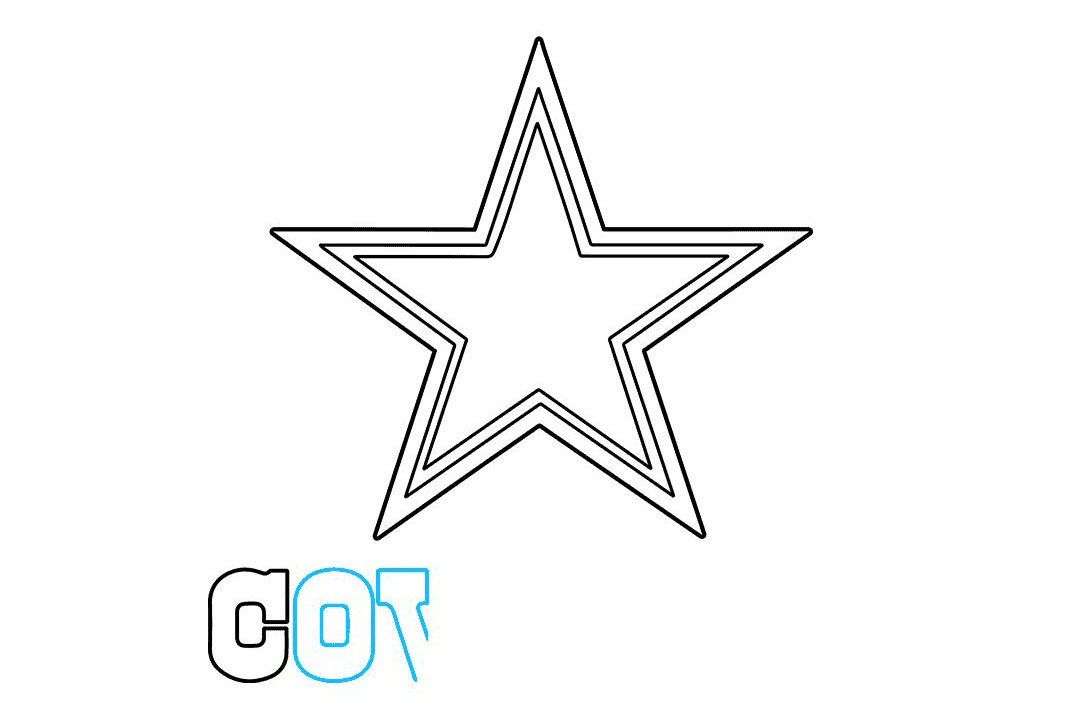 达拉斯牛仔标志怎么画-图5