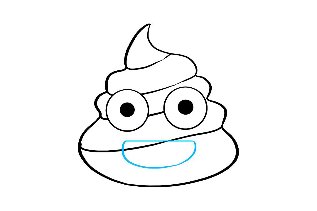 卡通便便表情怎么画-图7