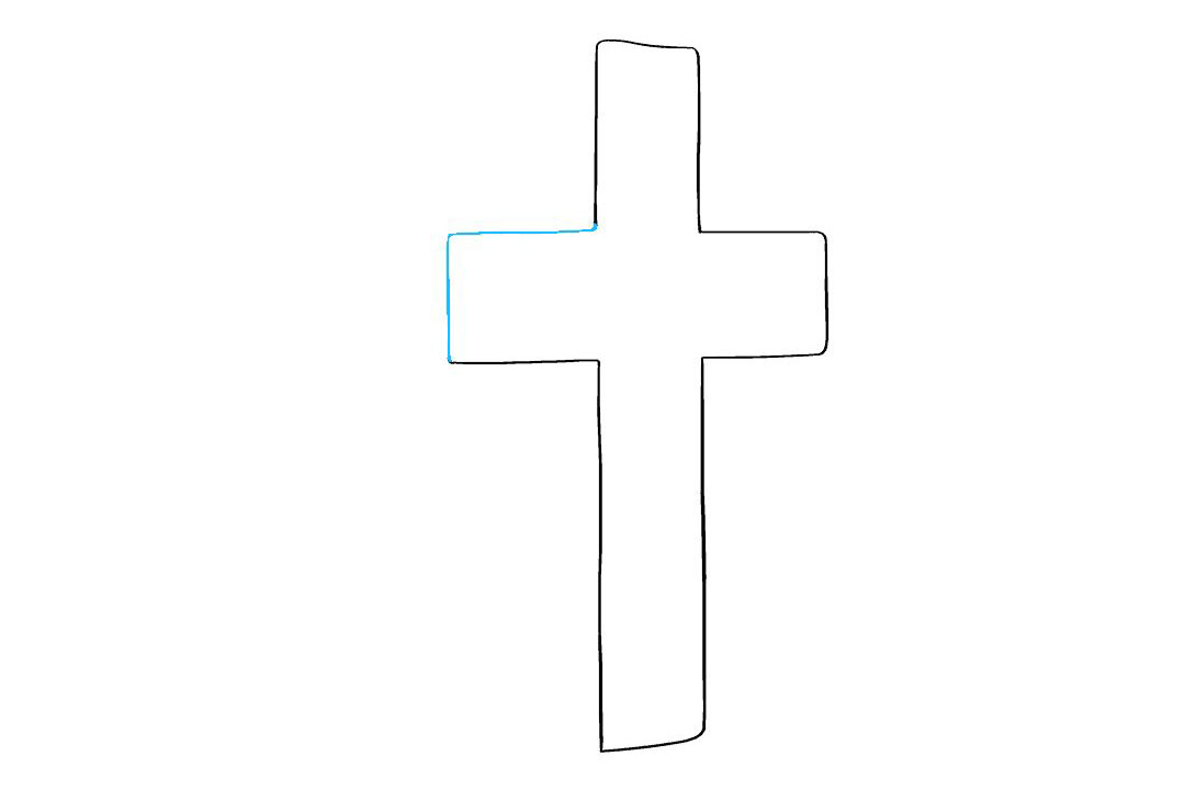 如何画3D十字架-图6