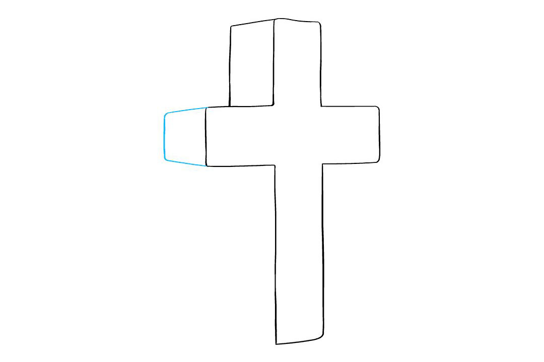 如何画3D十字架-图8