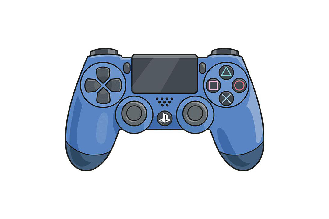 游戏手柄怎么画