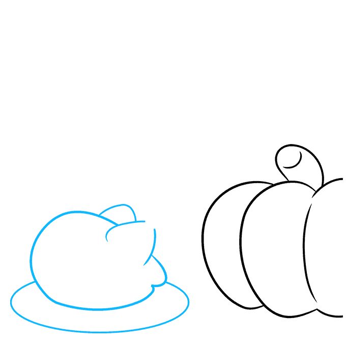 感恩节绘画步骤教程-图2