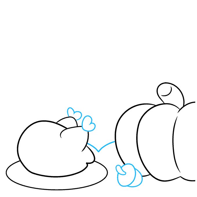 感恩节绘画步骤教程-图3