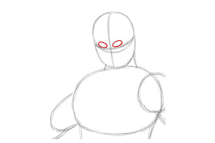 堡垒之夜 乌鸦皮肤的详细画法步骤-图14